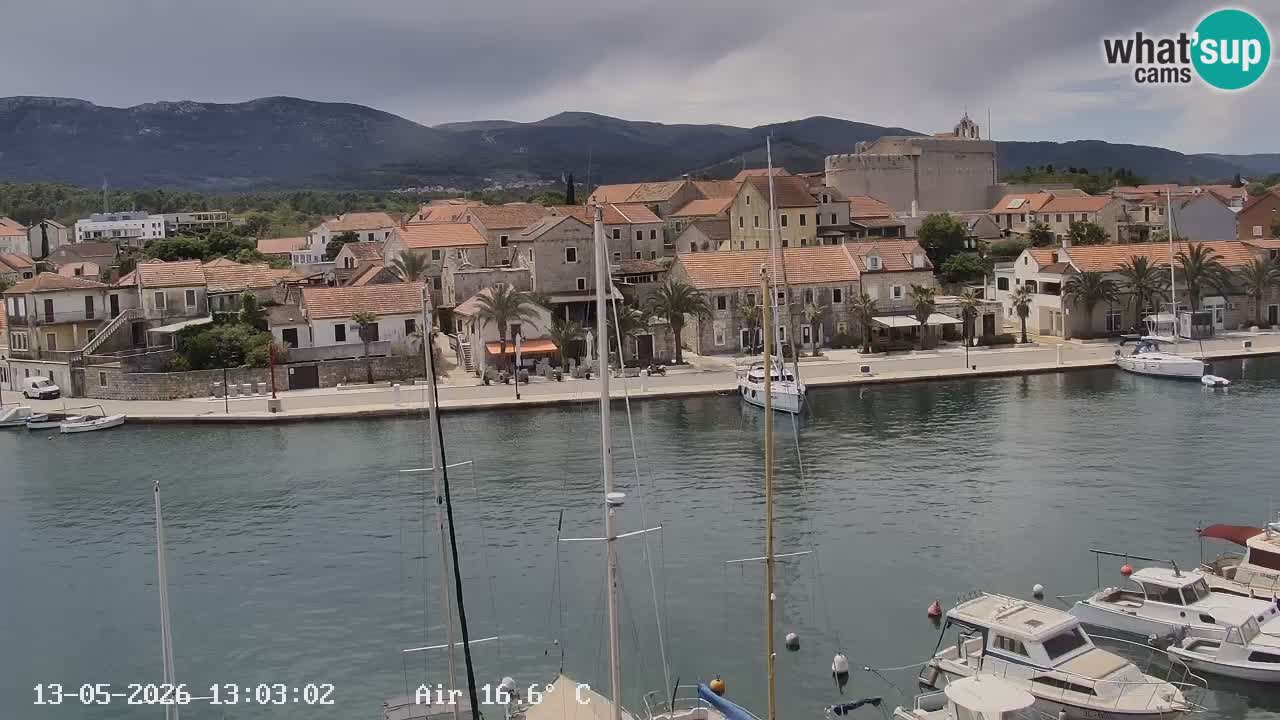 Livecam Vrboska marina | Hvar island | Dalmatia