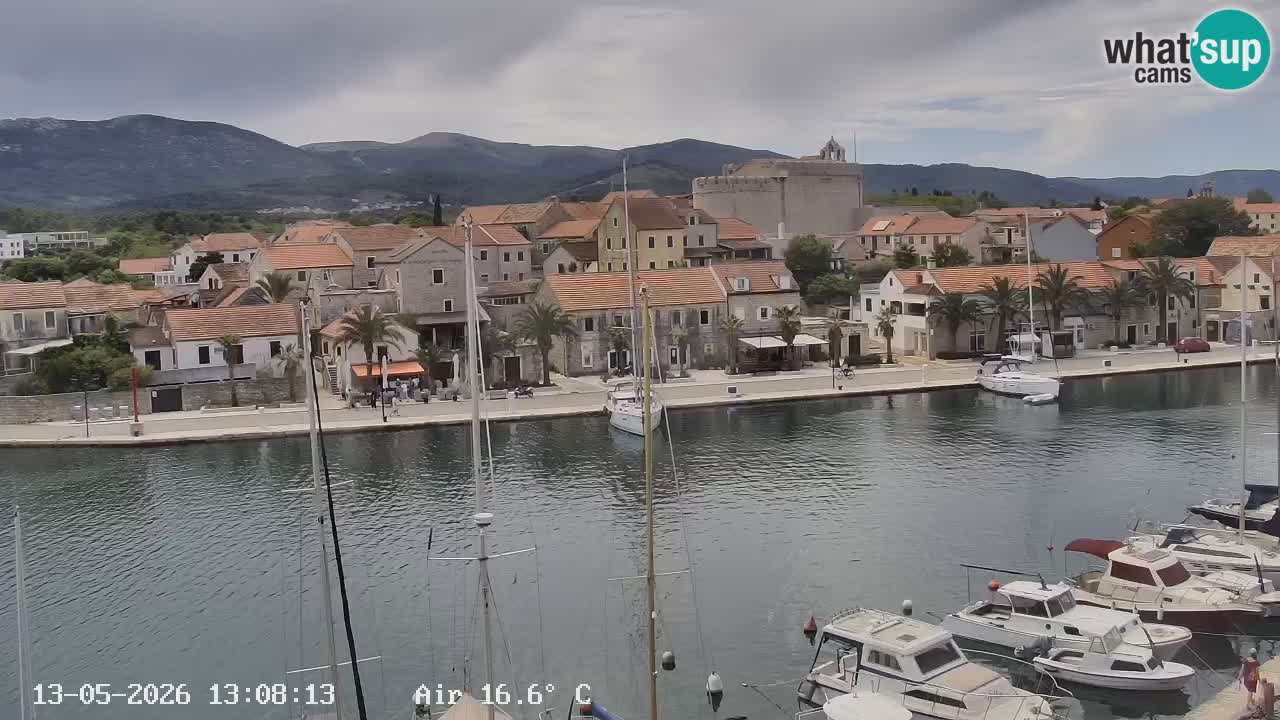 Livecam Hvar Vrboska marina | Île de Hvar | Dalmatia