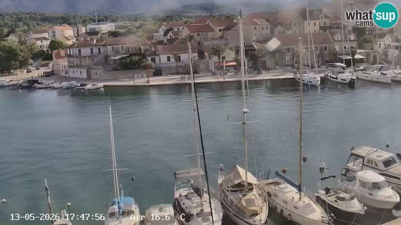 Web kamera Hvar Vrboska marina | otok Hvar | Dalmacija