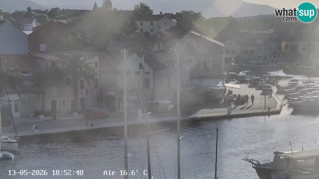 Webcam Hvar Vrboska marina | Dalmazia