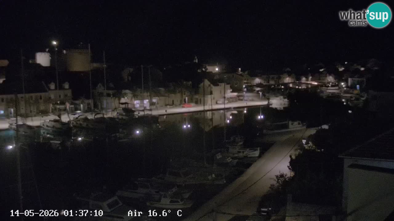 Livecam Hvar Vrboska marina | Île de Hvar | Dalmatia