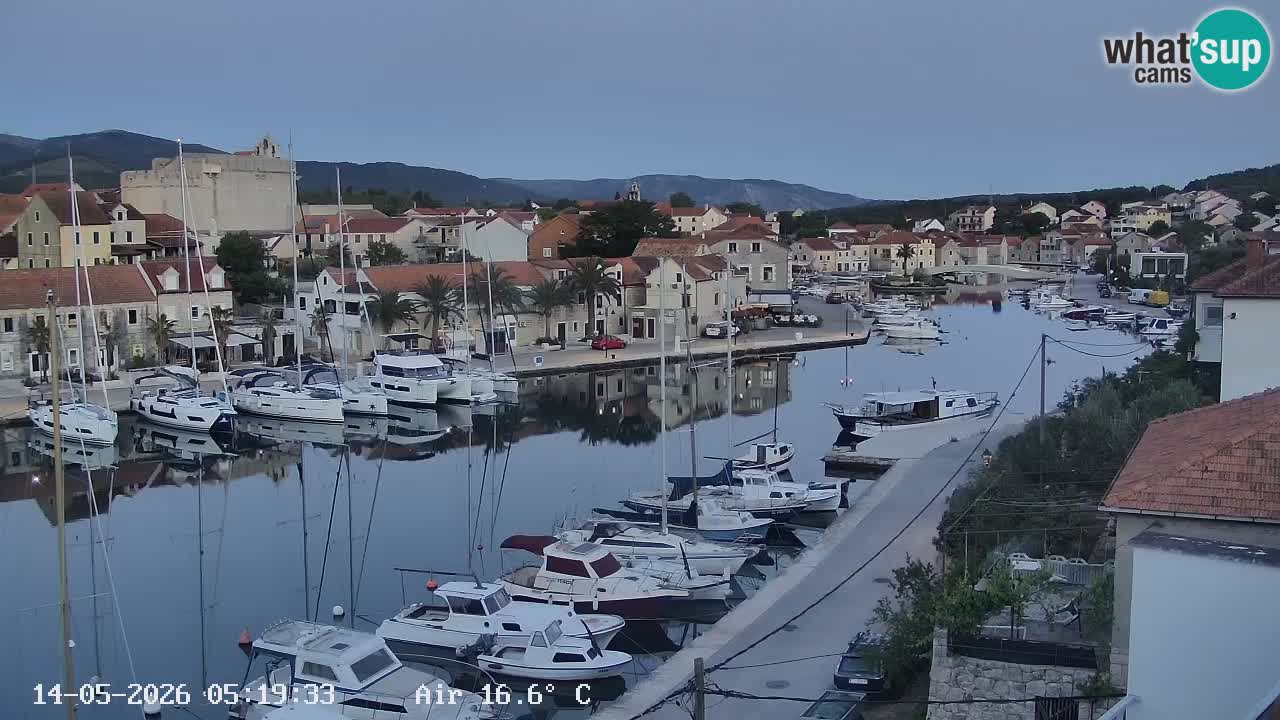 Livecam Vrboska marina | Hvar island | Dalmatia