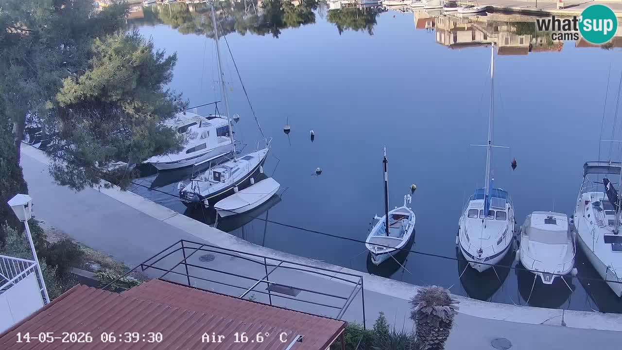 Webcam Vrboska marina | Hvar Insel | Dalmatien