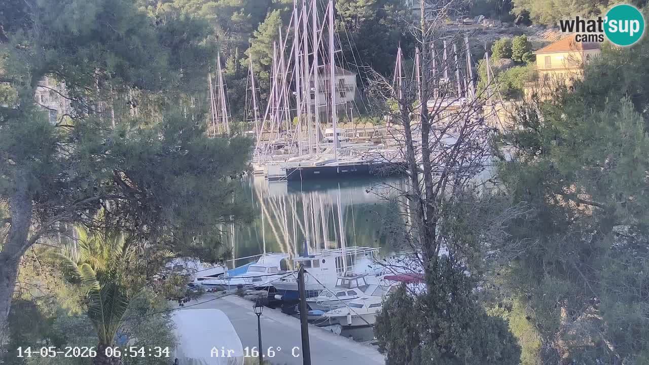 Webcam Hvar Vrboska marina | Dalmazia