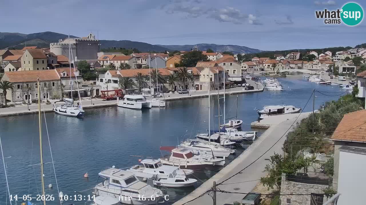 Web kamera Hvar Vrboska marina | otok Hvar | Dalmacija