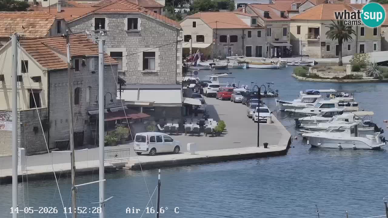 Livecam Hvar Vrboska marina | Île de Hvar | Dalmatia