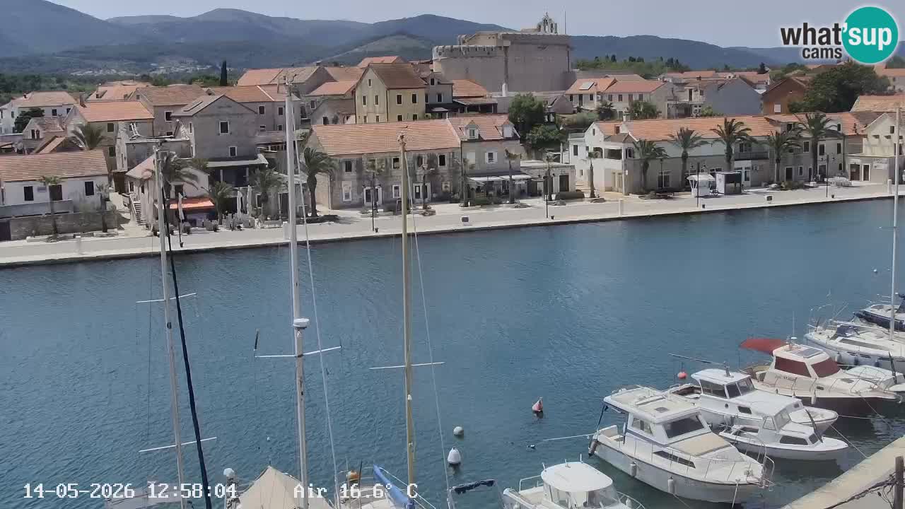 Webcam Vrboska marina | Hvar Insel | Dalmatien