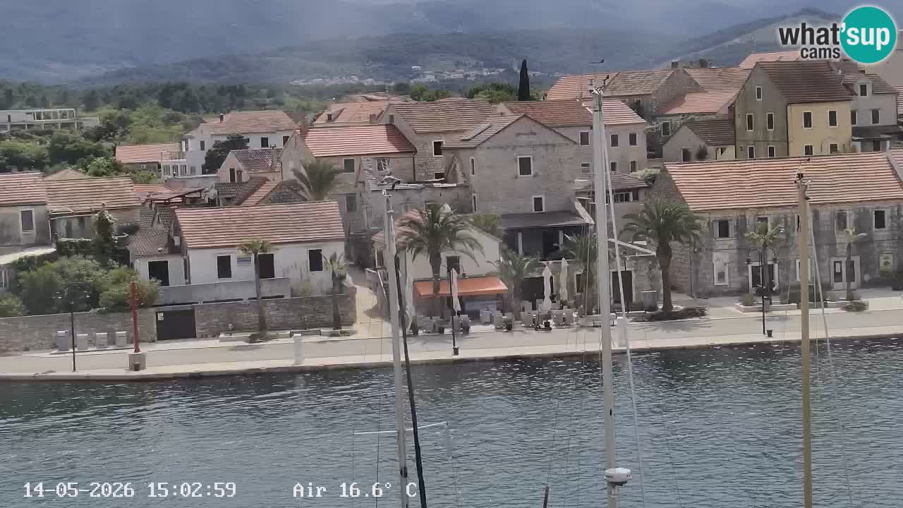 Livecam Vrboska marina | Hvar island | Dalmatia