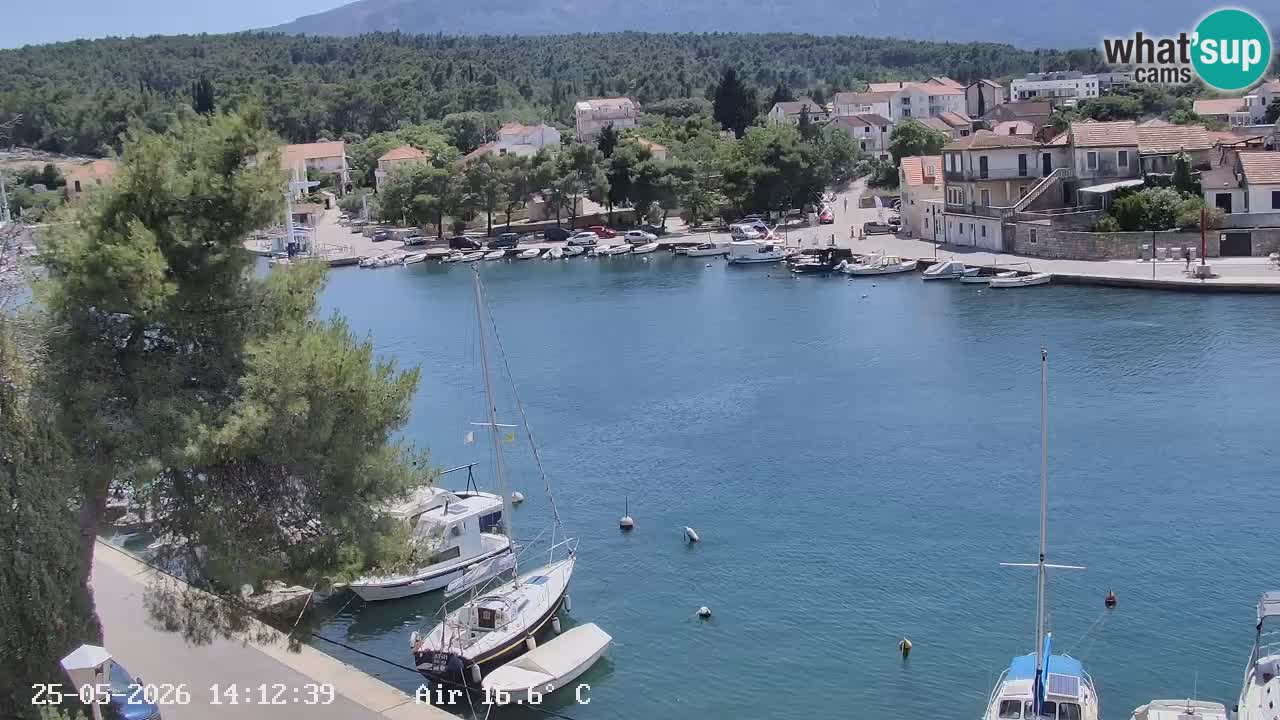 Livecam Vrboska marina | Hvar island | Dalmatia