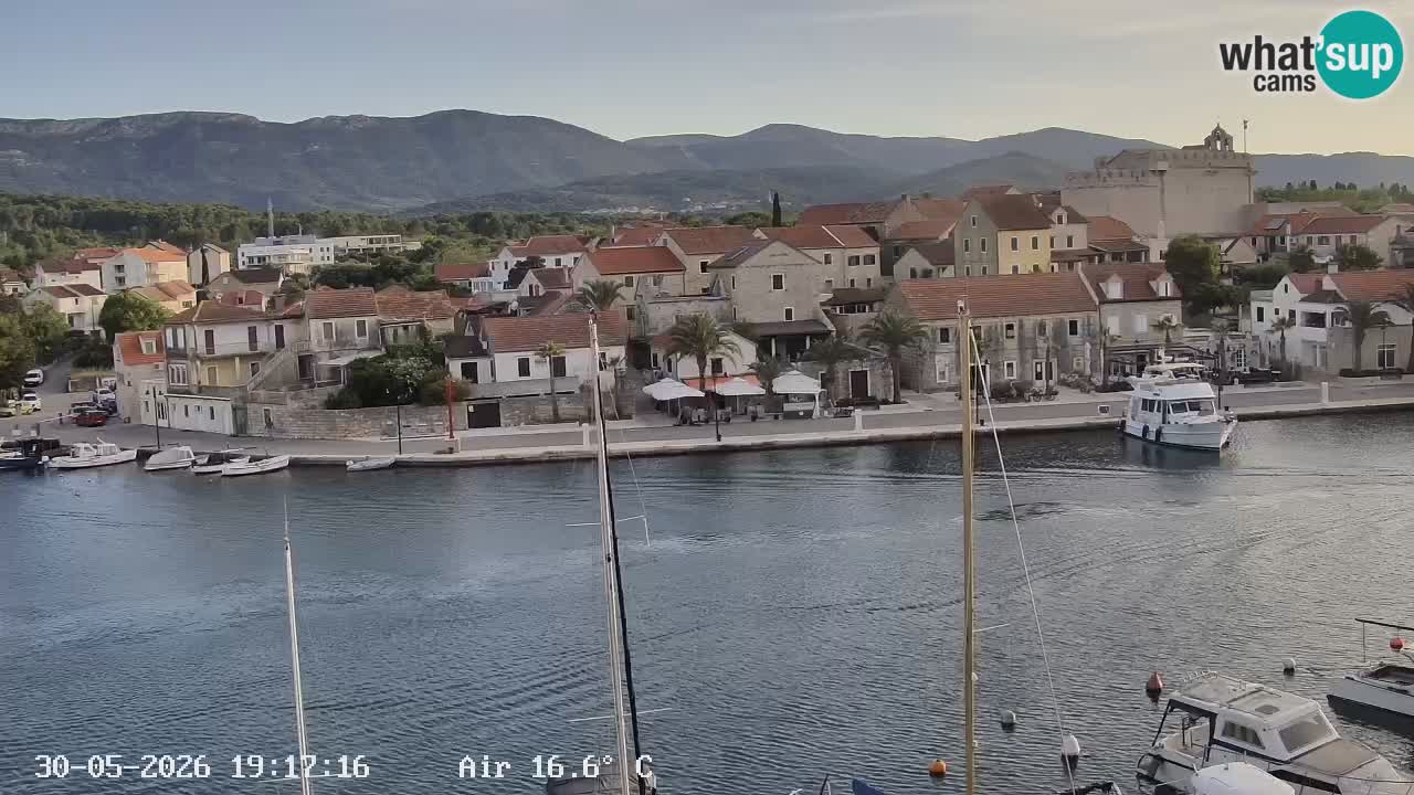Livecam Vrboska marina | Hvar island | Dalmatia