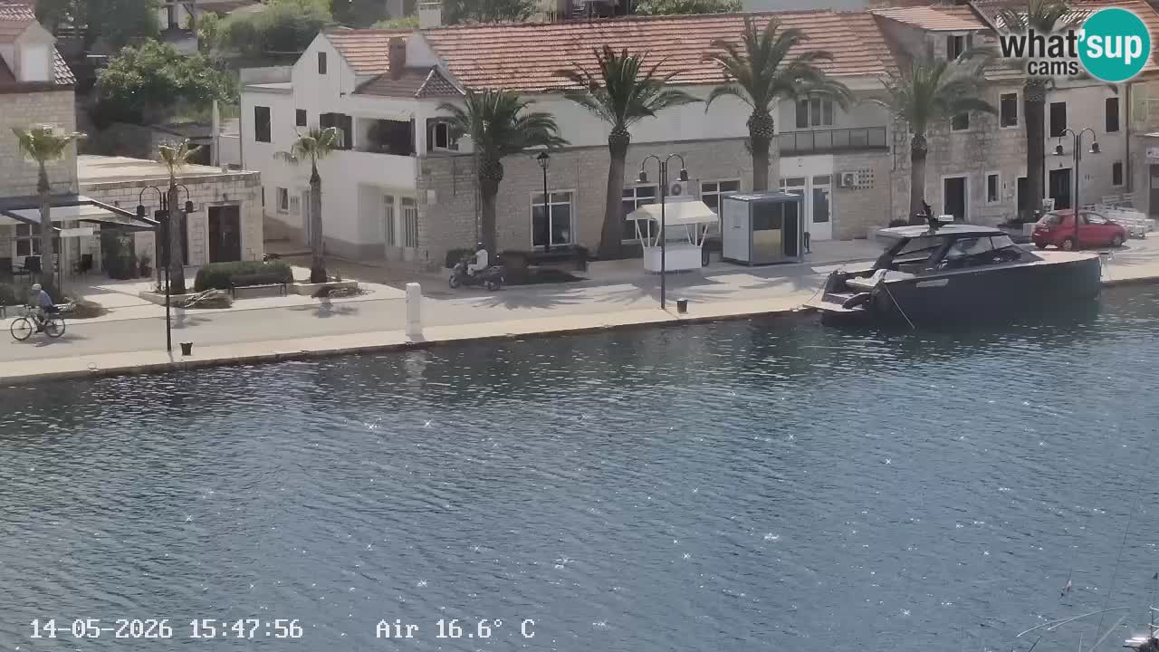 Livecam Hvar Vrboska marina | Île de Hvar | Dalmatia