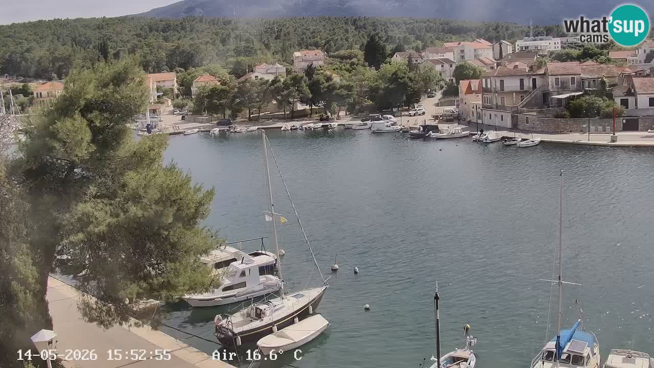 Webcam Vrboska marina | Hvar Insel | Dalmatien