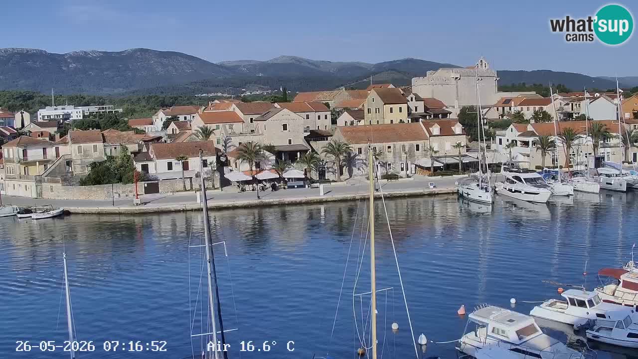 Livecam Vrboska marina | Hvar island | Dalmatia