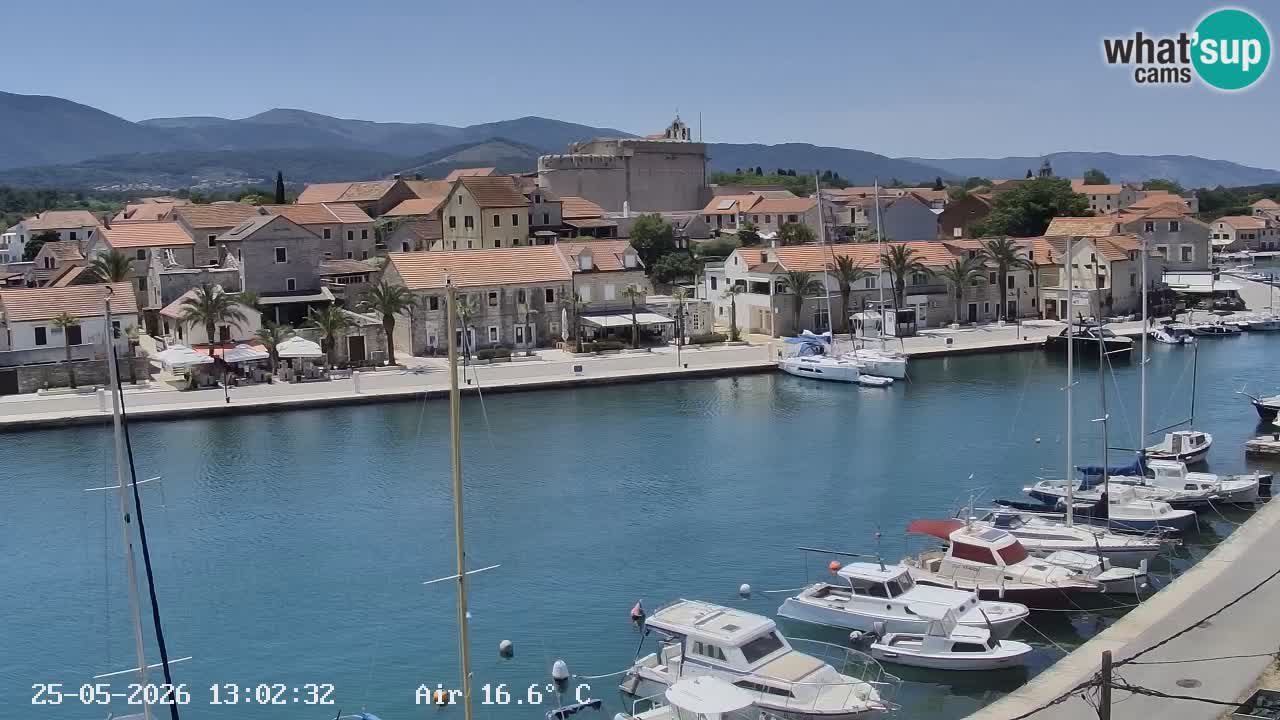 Livecam Vrboska marina | Hvar island | Dalmatia