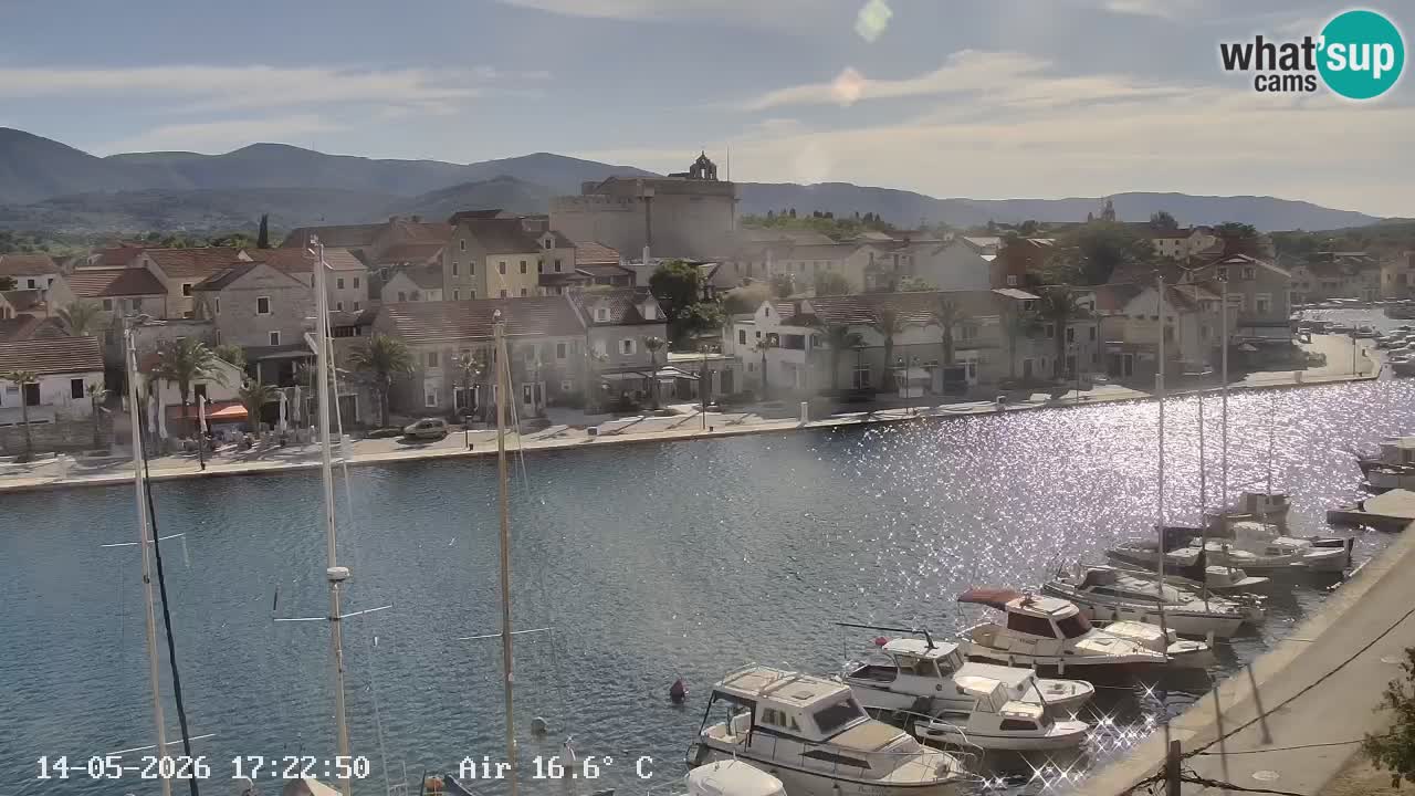 Livecam Hvar Vrboska marina | Île de Hvar | Dalmatia