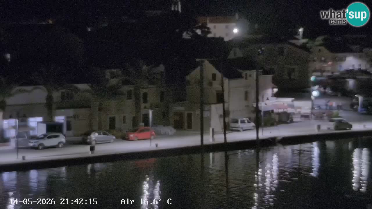 Webcam Vrboska marina | Hvar Insel | Dalmatien