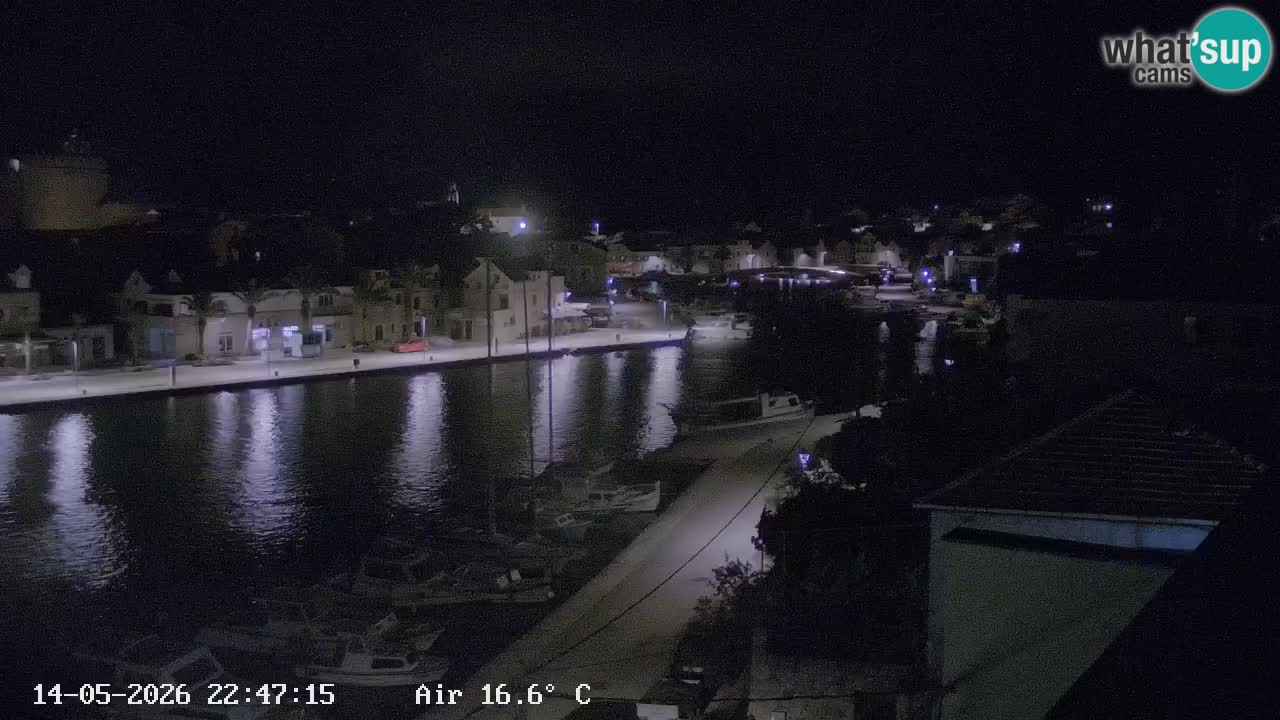 Webcam Vrboska marina | Hvar Insel | Dalmatien
