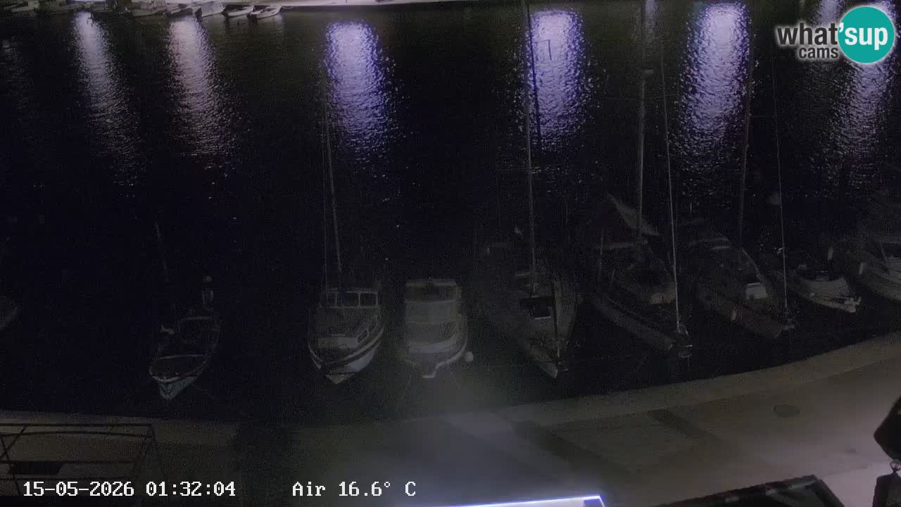 Livecam Hvar Vrboska marina | Île de Hvar | Dalmatia