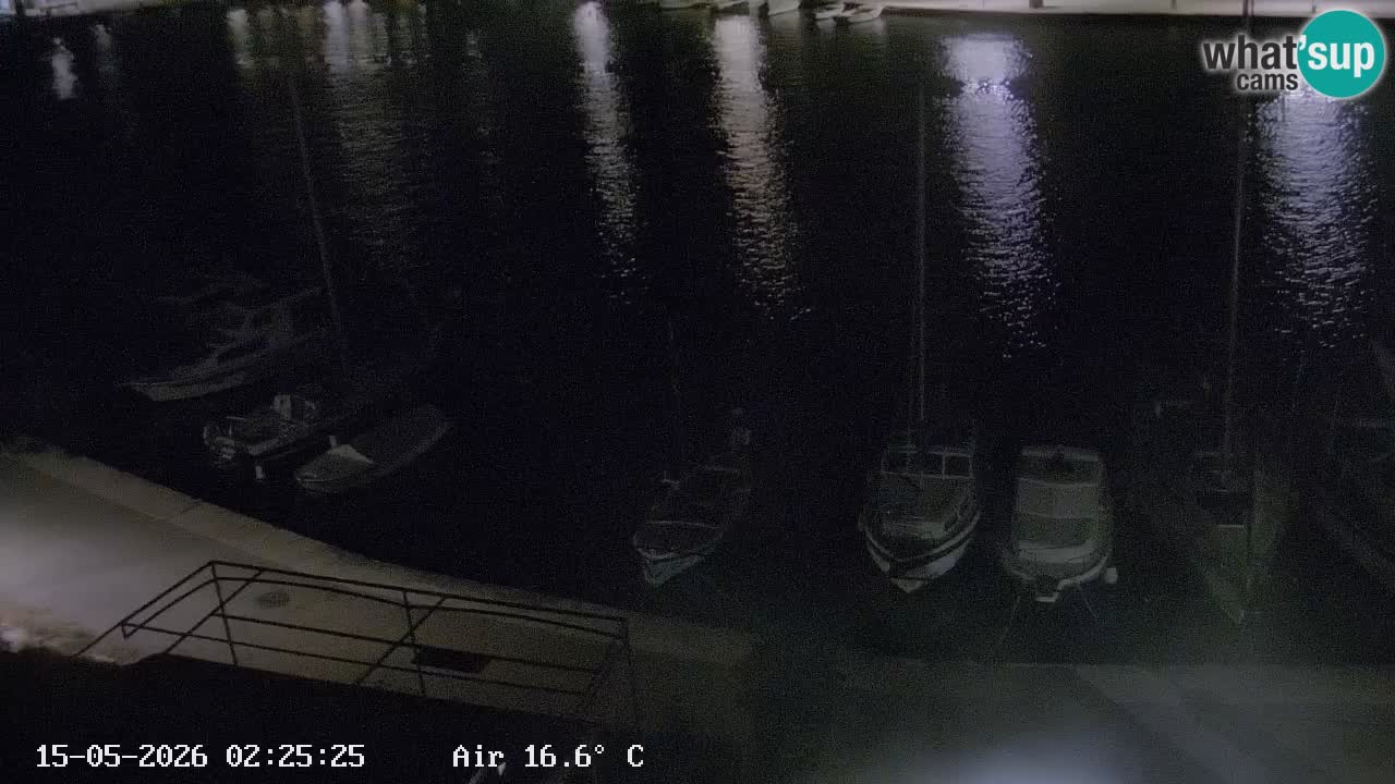 Webcam Vrboska marina | Hvar Insel | Dalmatien