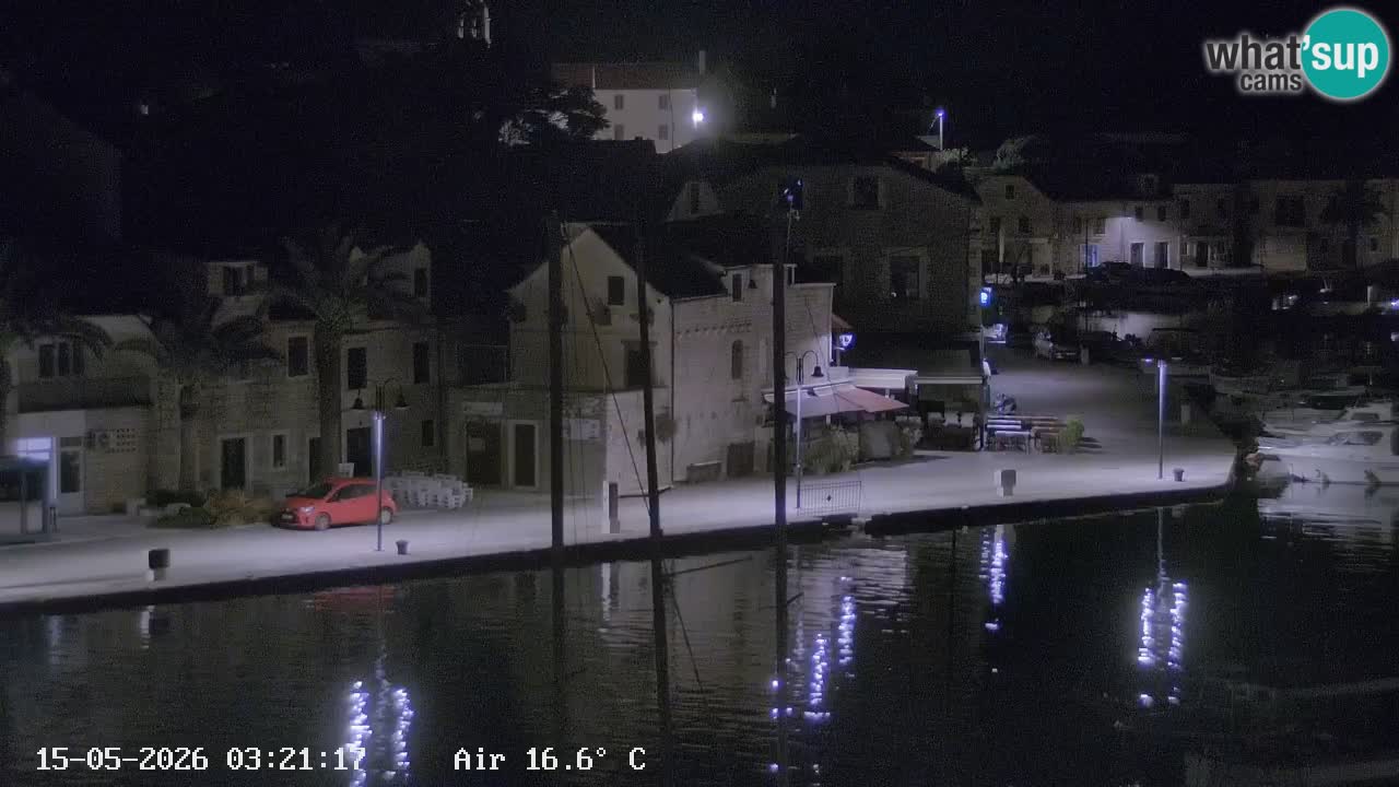 Livecam Hvar Vrboska marina | Île de Hvar | Dalmatia