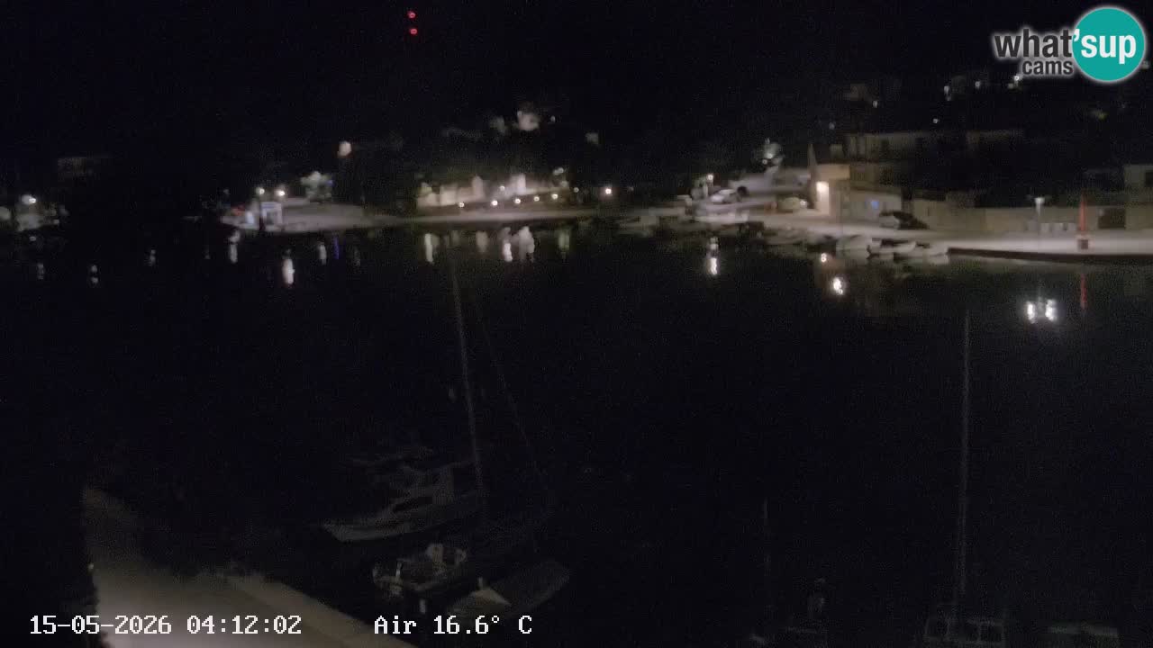 Livecam Hvar Vrboska marina | Île de Hvar | Dalmatia