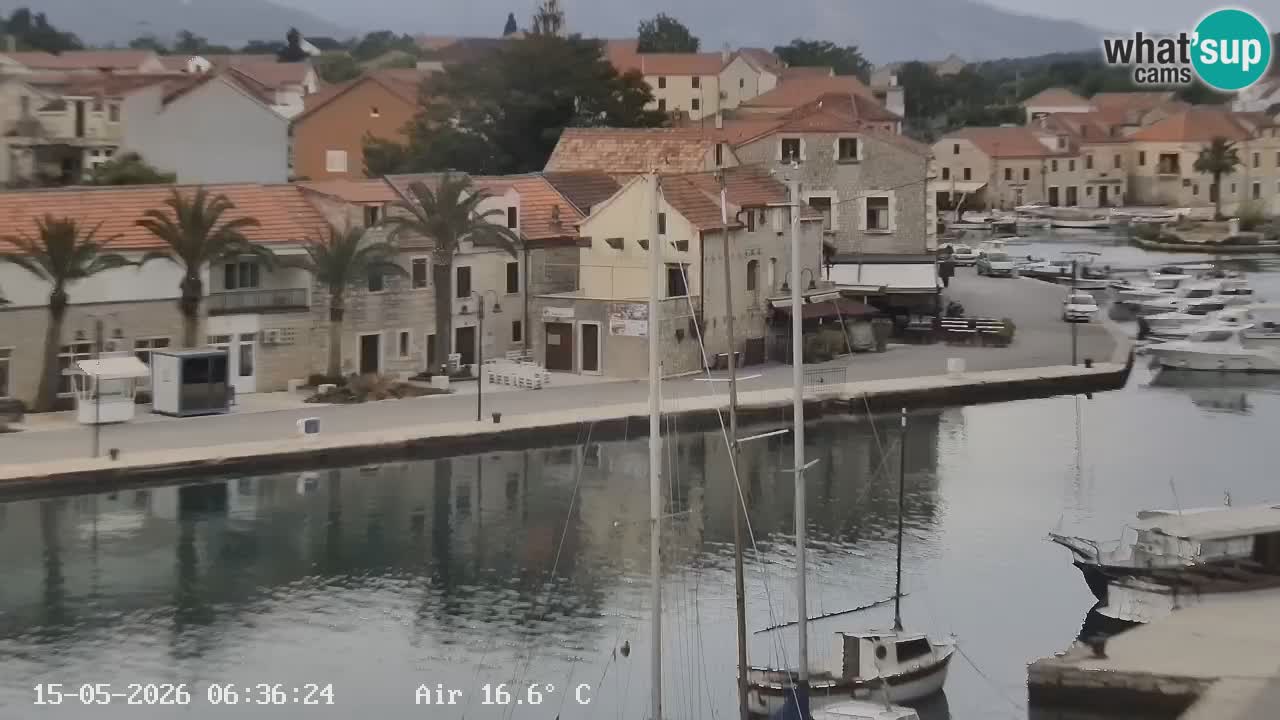 Webcam Vrboska marina | Hvar Insel | Dalmatien