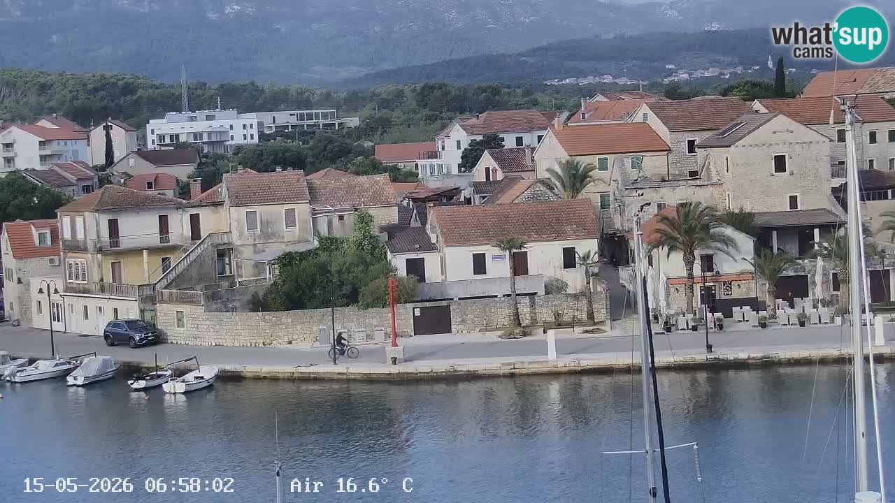 Webcam Vrboska marina | Hvar Insel | Dalmatien