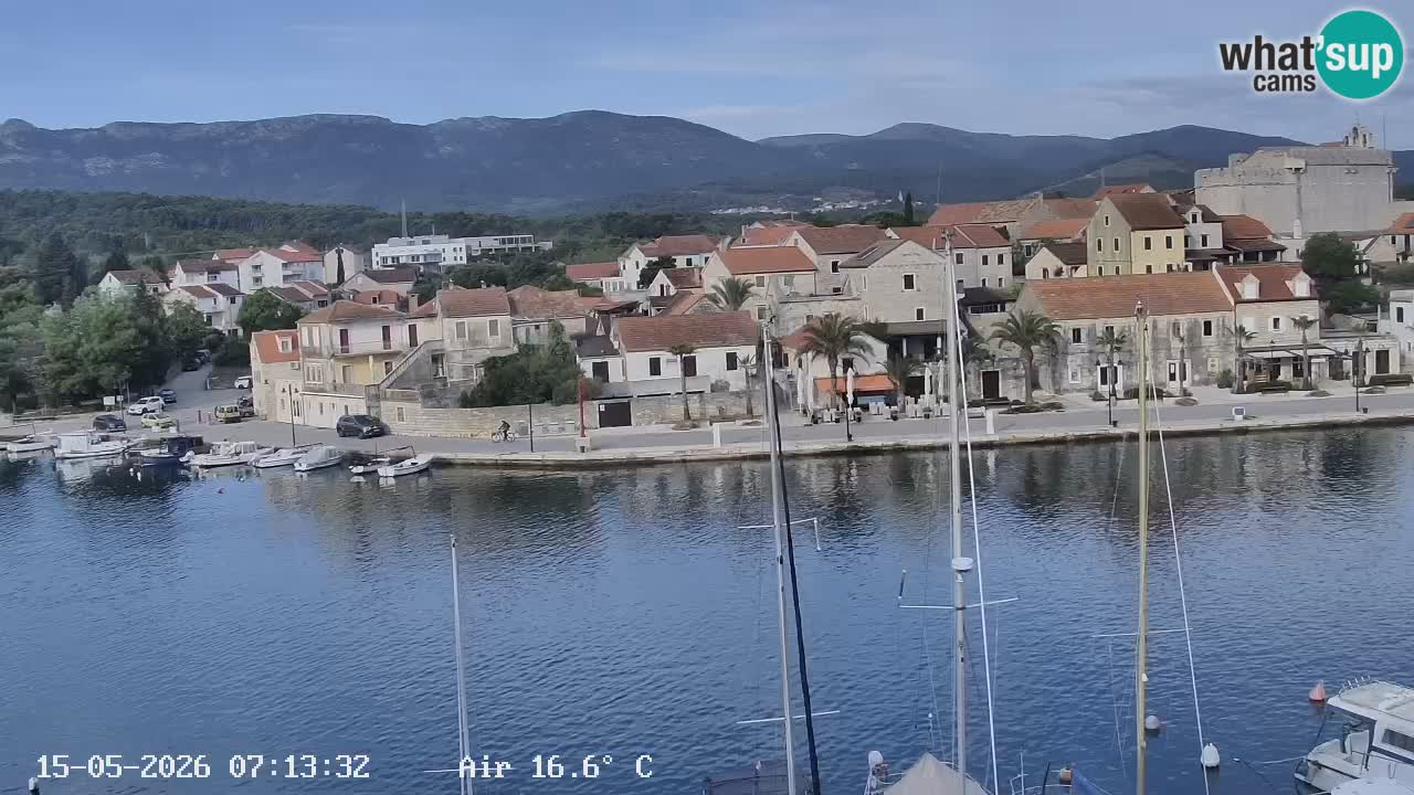 Webcam Vrboska marina | Hvar Insel | Dalmatien