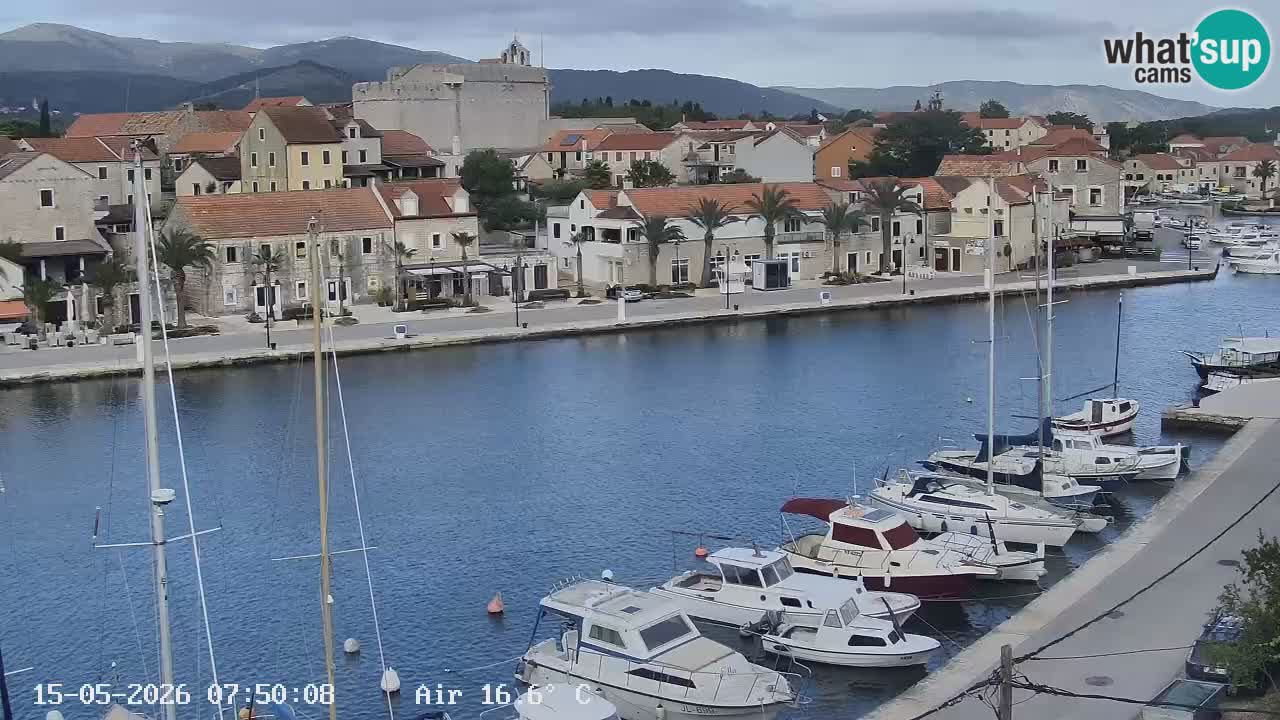 Webcam Vrboska marina | Hvar Insel | Dalmatien