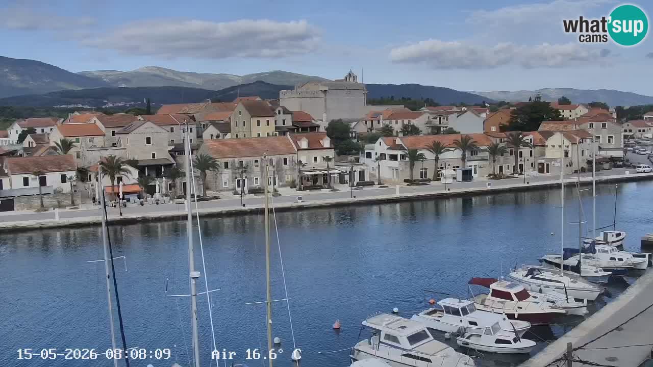 Webcam Vrboska marina | Hvar Insel | Dalmatien