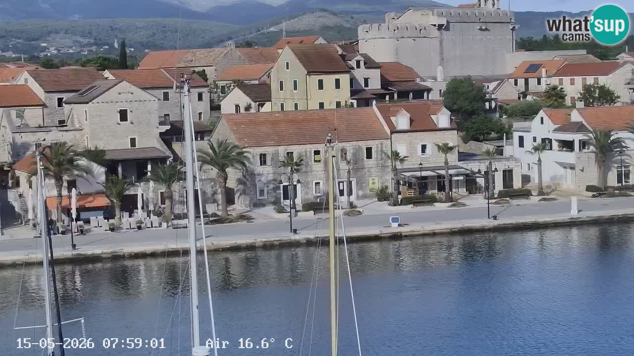 Livecam Hvar Vrboska marina | Île de Hvar | Dalmatia