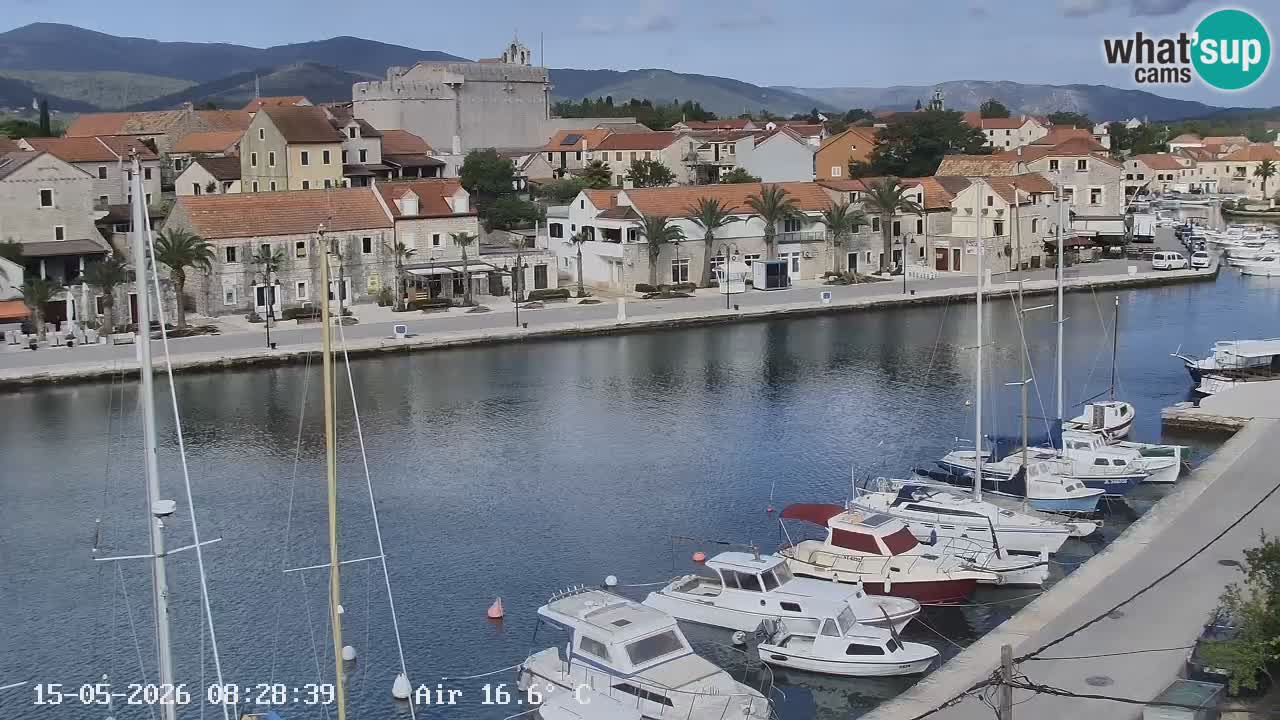 Webcam Hvar Vrboska marina | Dalmazia