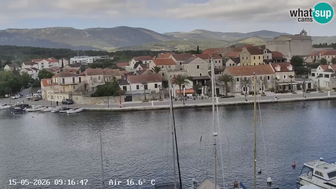 Webcam Vrboska marina | Hvar Insel | Dalmatien