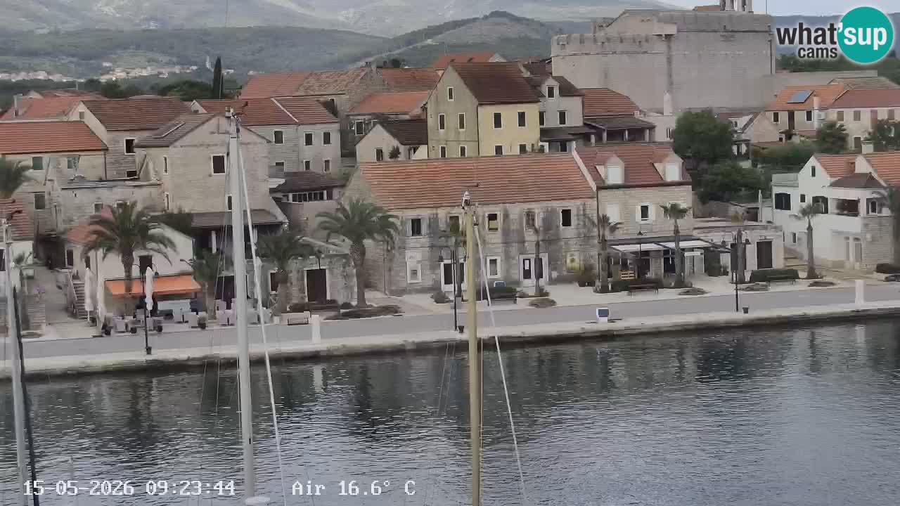 Webcam Vrboska marina | Hvar Insel | Dalmatien