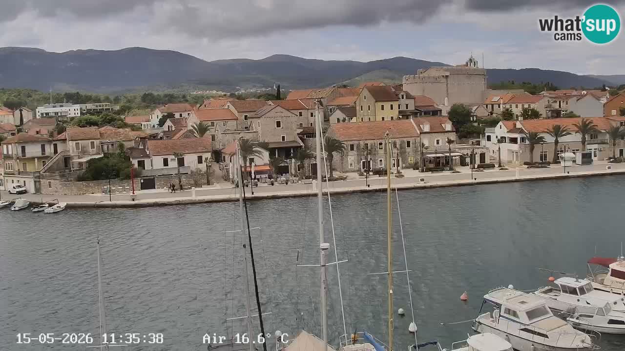 Webcam Hvar Vrboska marina | Dalmazia