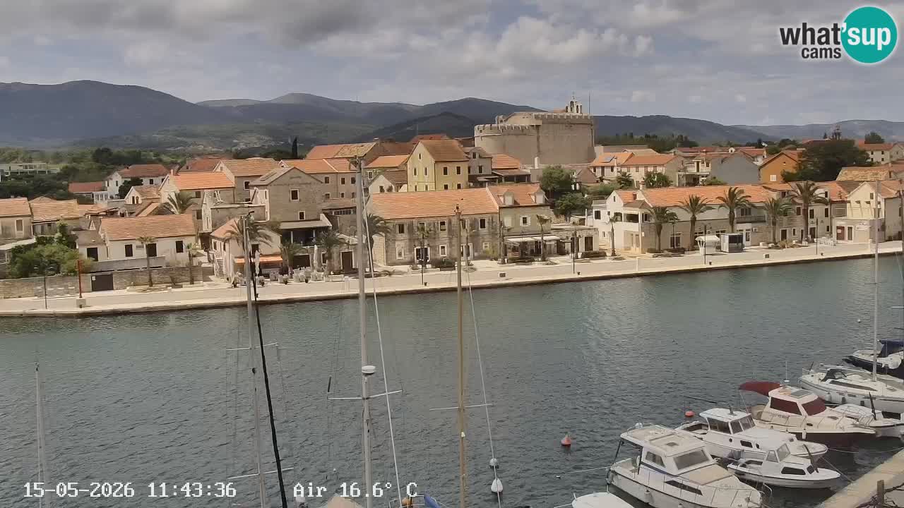 Webcam Vrboska marina | Hvar Insel | Dalmatien