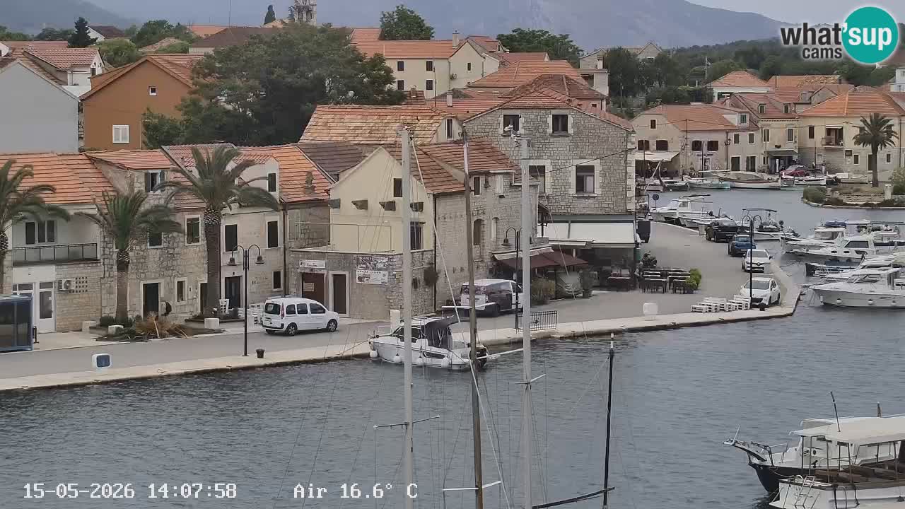 Webcam Vrboska marina | Hvar Insel | Dalmatien