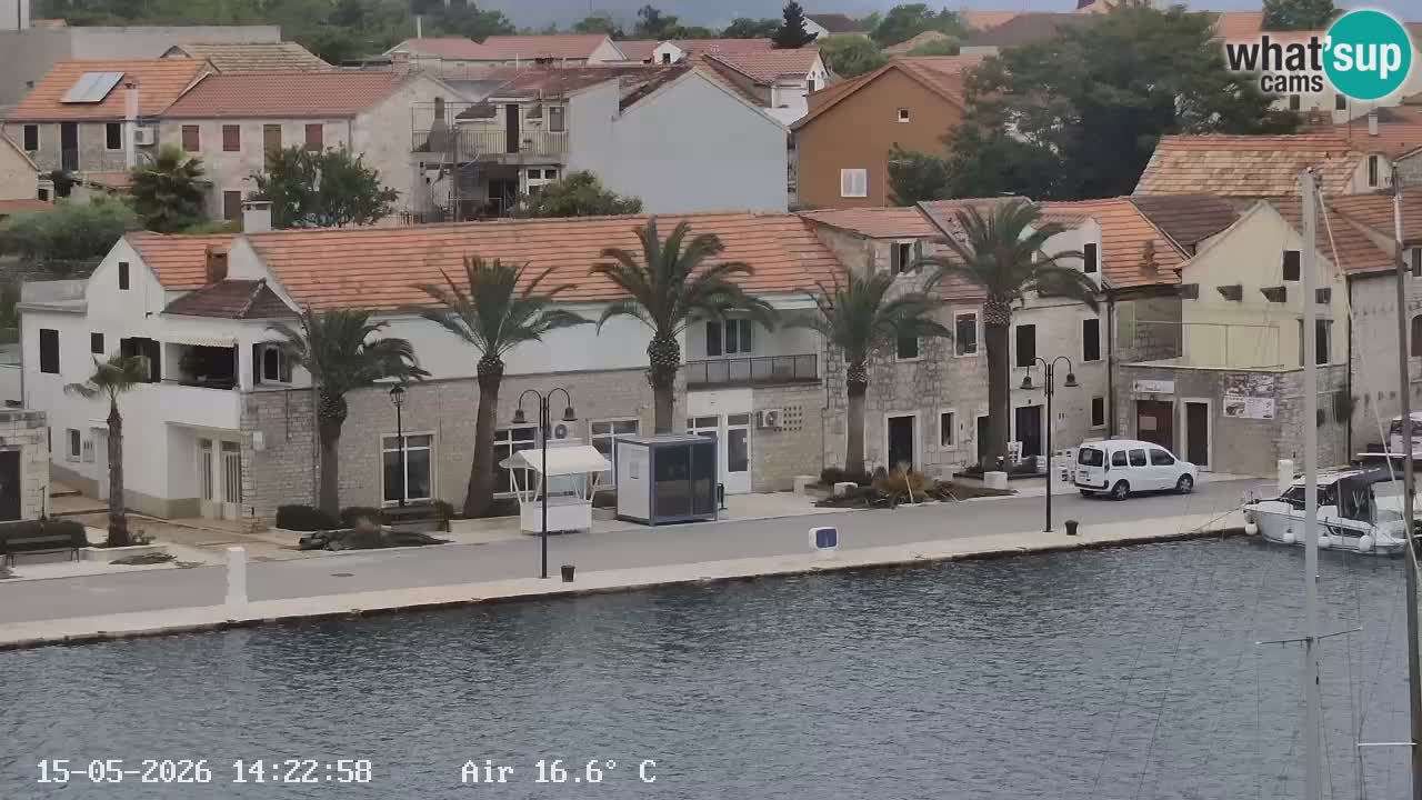 Livecam Vrboska marina | Hvar island | Dalmatia