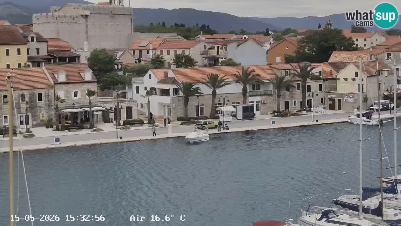 Webcam Vrboska marina | Hvar Insel | Dalmatien