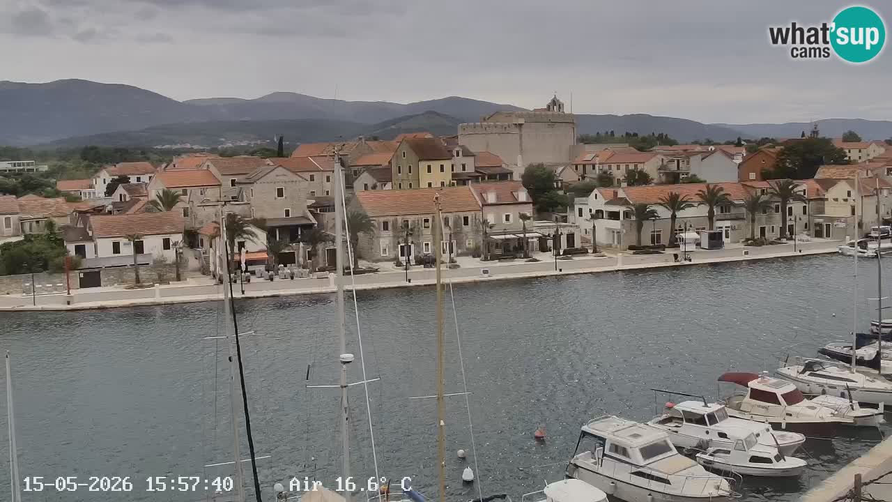 Livecam Hvar Vrboska marina | Île de Hvar | Dalmatia
