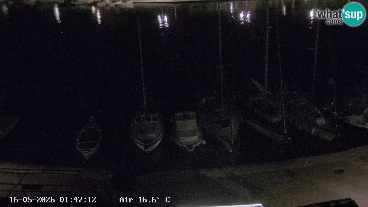 Livecam Hvar Vrboska marina | Île de Hvar | Dalmatia