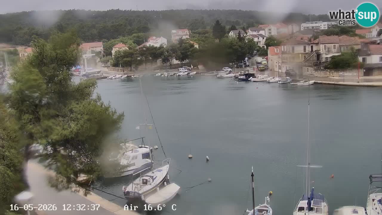 Webcam Vrboska marina | Hvar Insel | Dalmatien