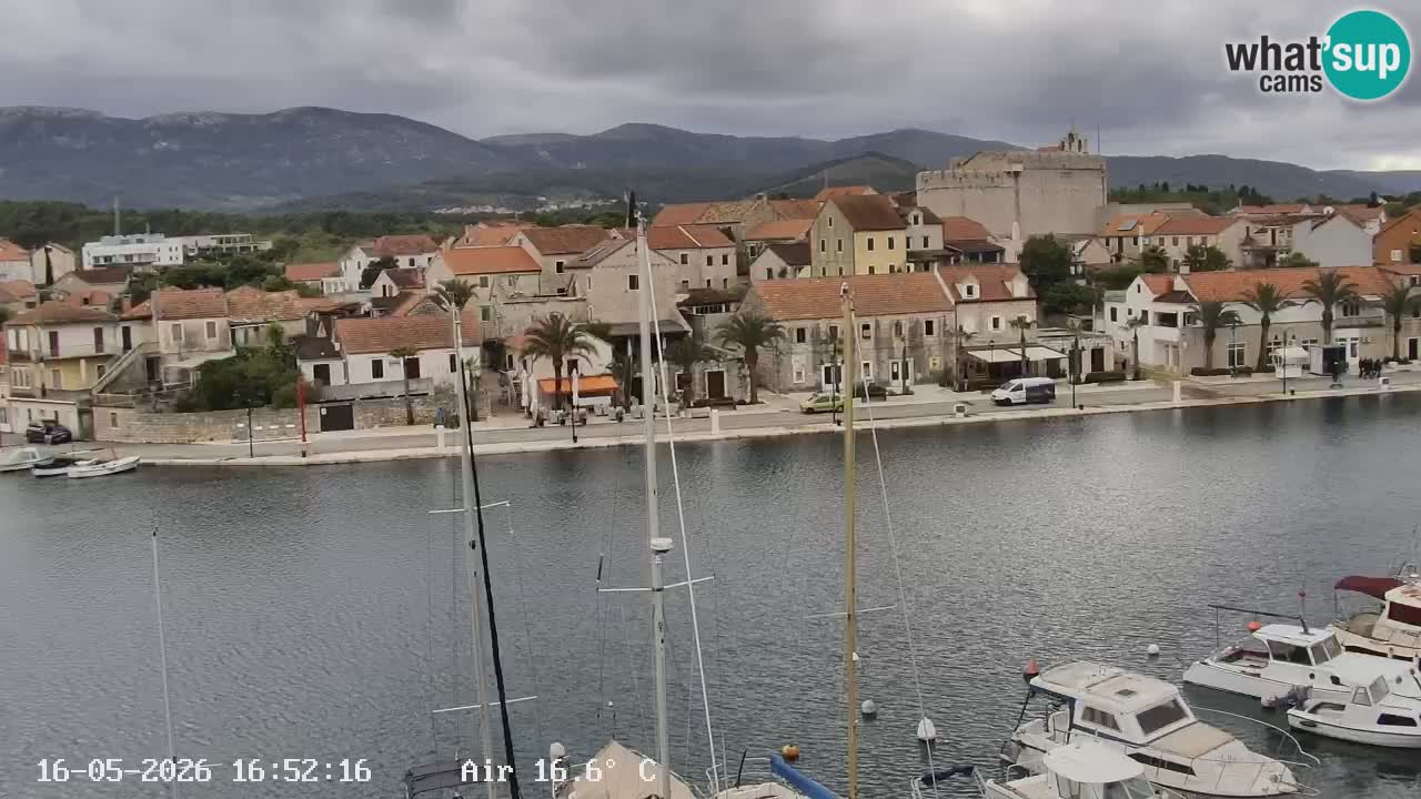 Livecam Vrboska marina | Hvar island | Dalmatia