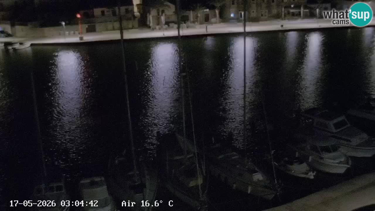 Webcam Vrboska marina | Hvar Insel | Dalmatien