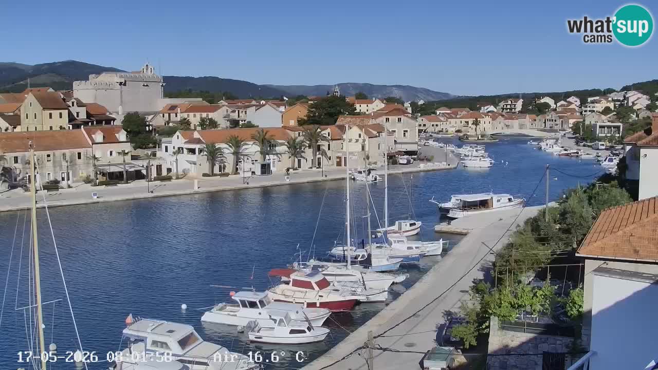 Livecam Vrboska marina | Hvar island | Dalmatia