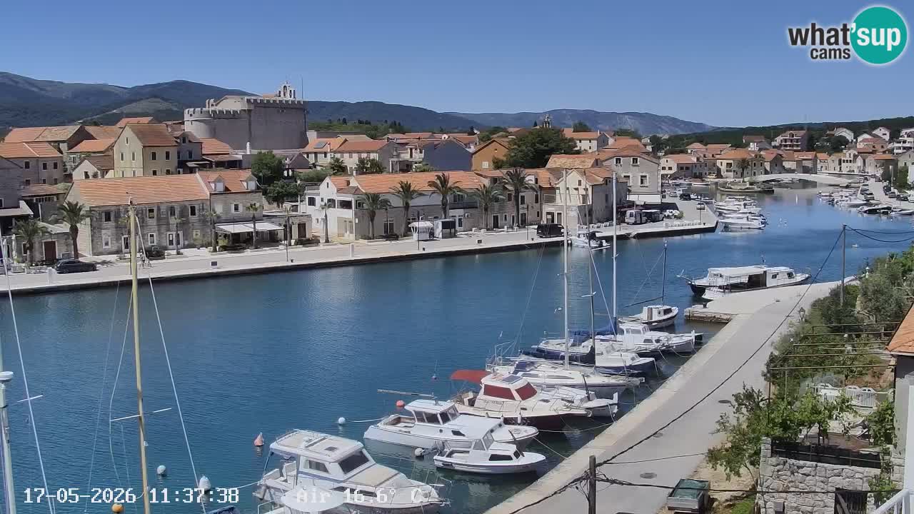 Webcam Hvar Vrboska marina | Dalmazia