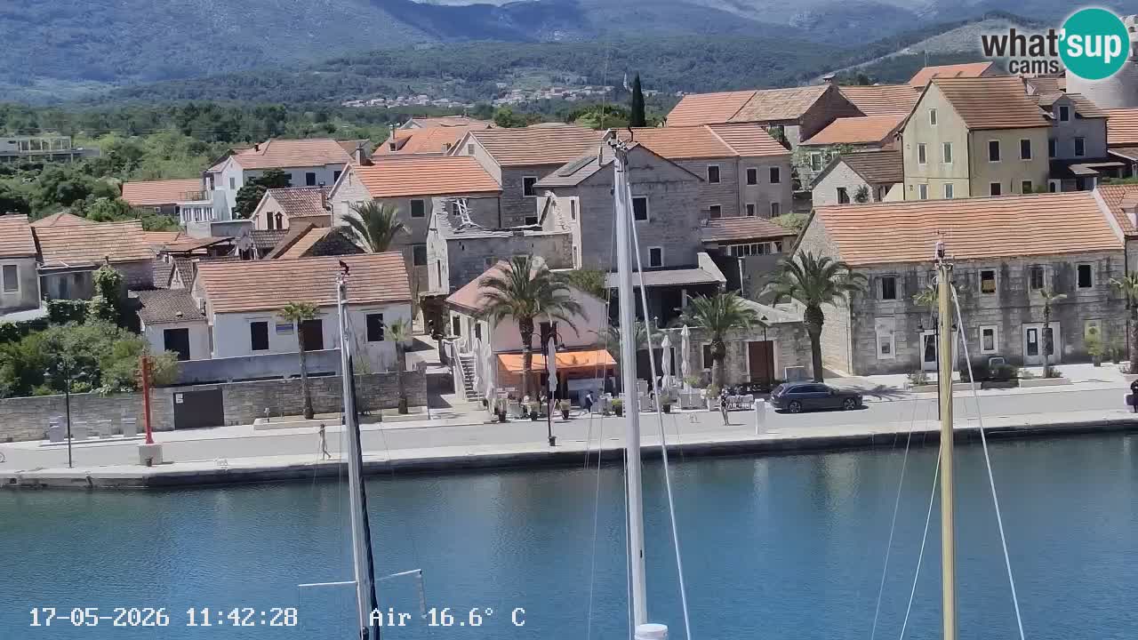 Webcam Hvar Vrboska marina | Dalmazia