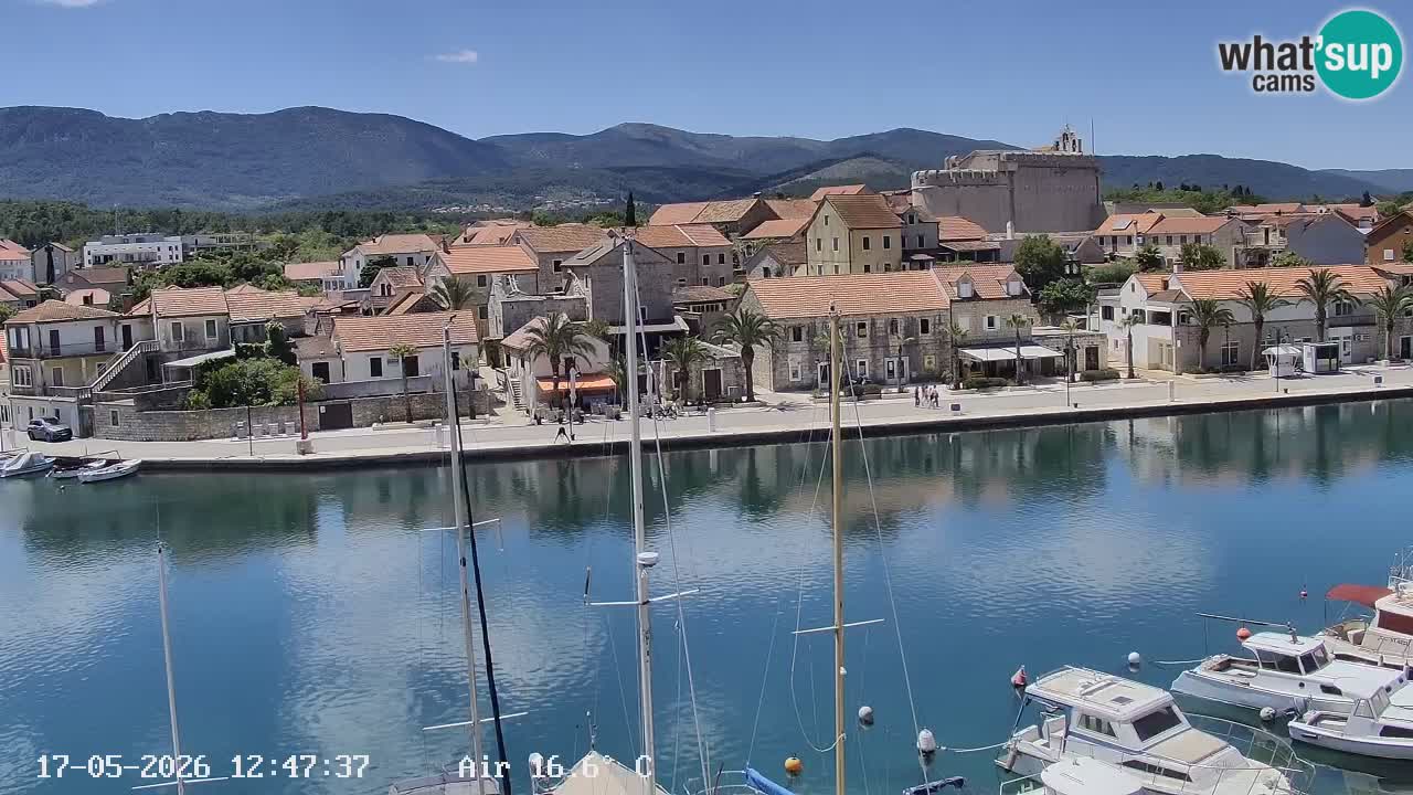 Livecam Vrboska marina | Hvar island | Dalmatia
