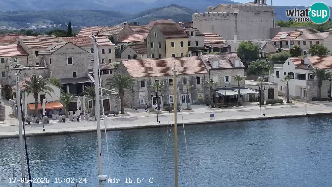 Webcam Vrboska marina | Hvar Insel | Dalmatien