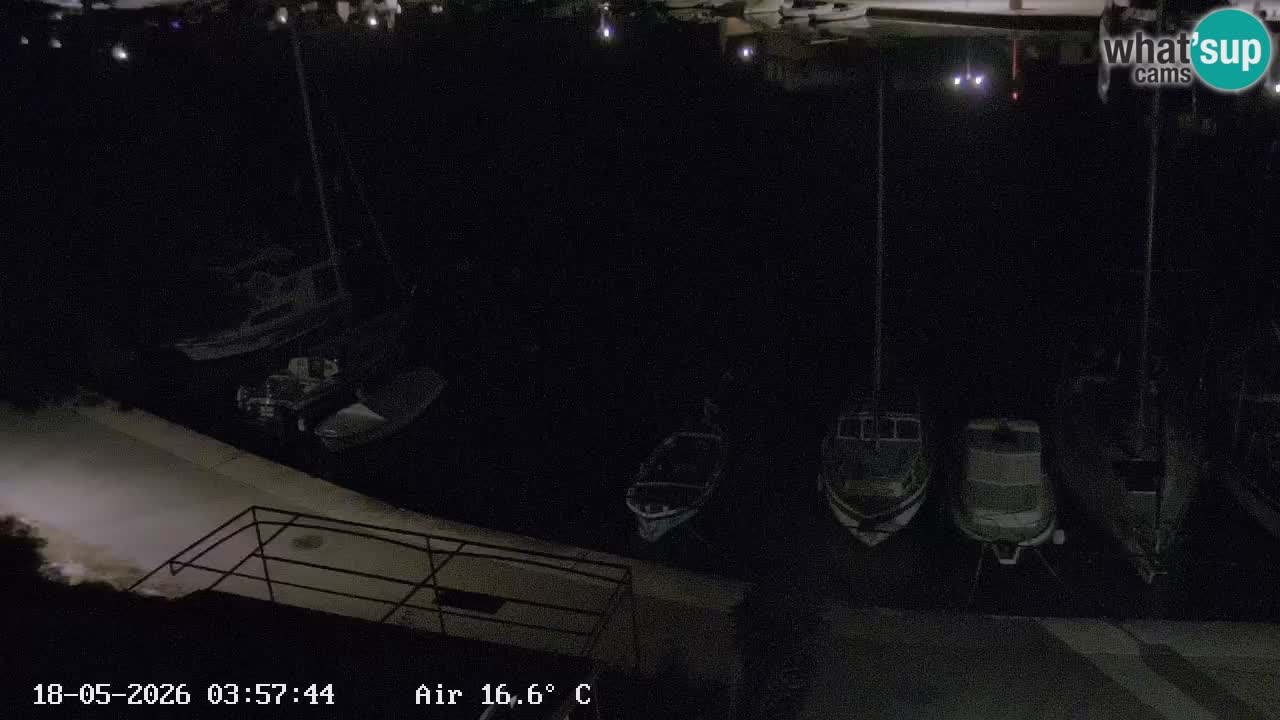 Livecam Hvar Vrboska marina | Île de Hvar | Dalmatia